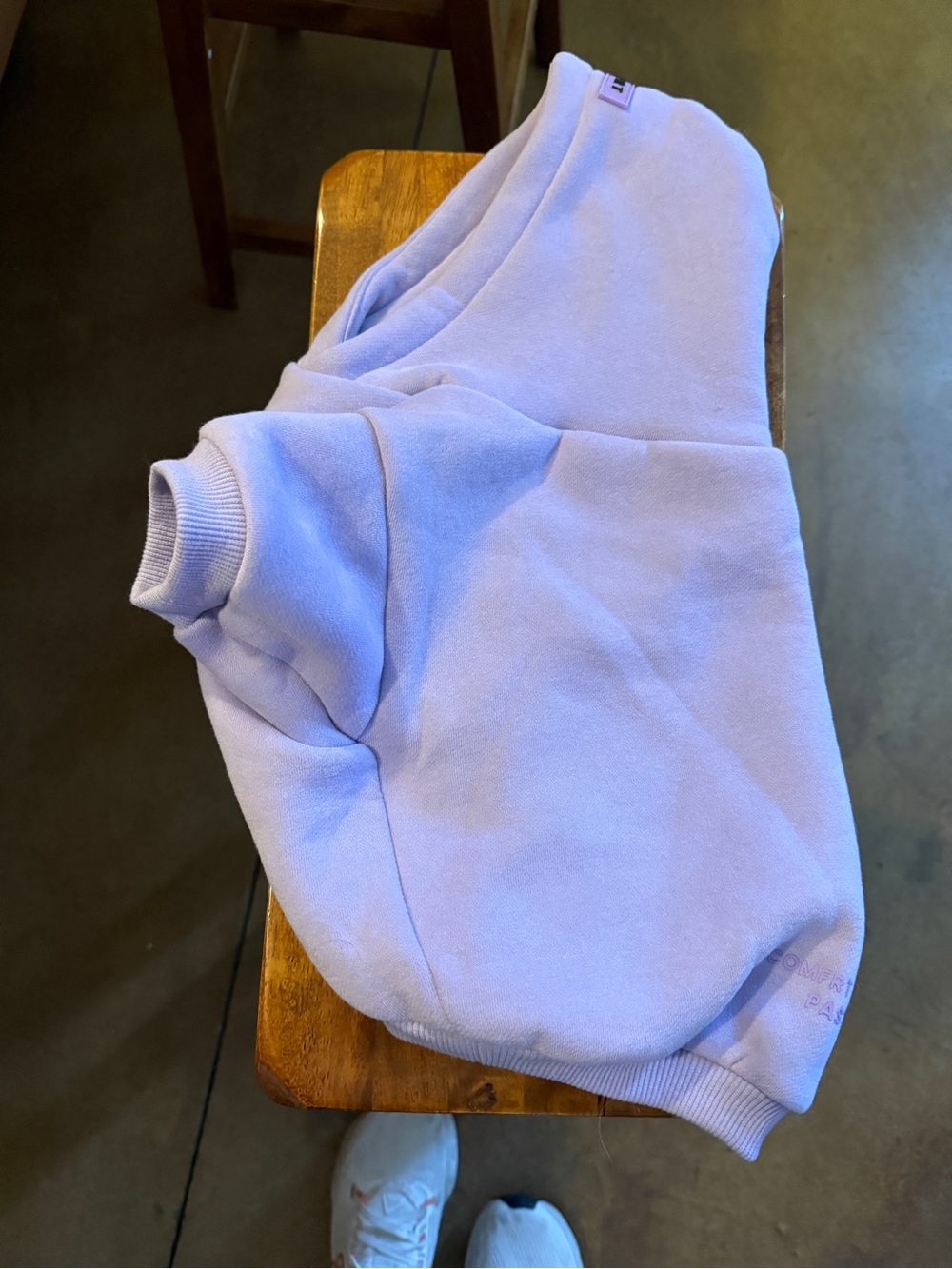Lavender Dog Sweatshirt
